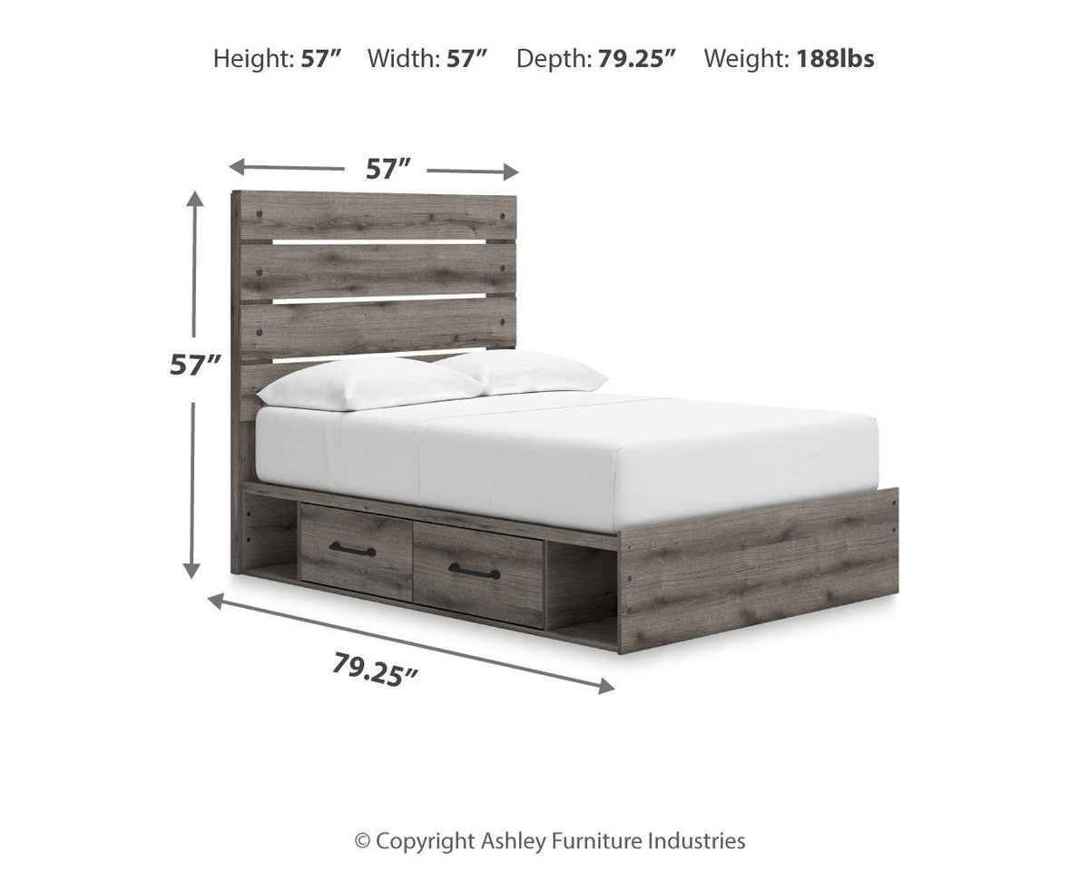 Graystorm Bed with Storage - Jack’s Furniture and More (Laredo, TX)