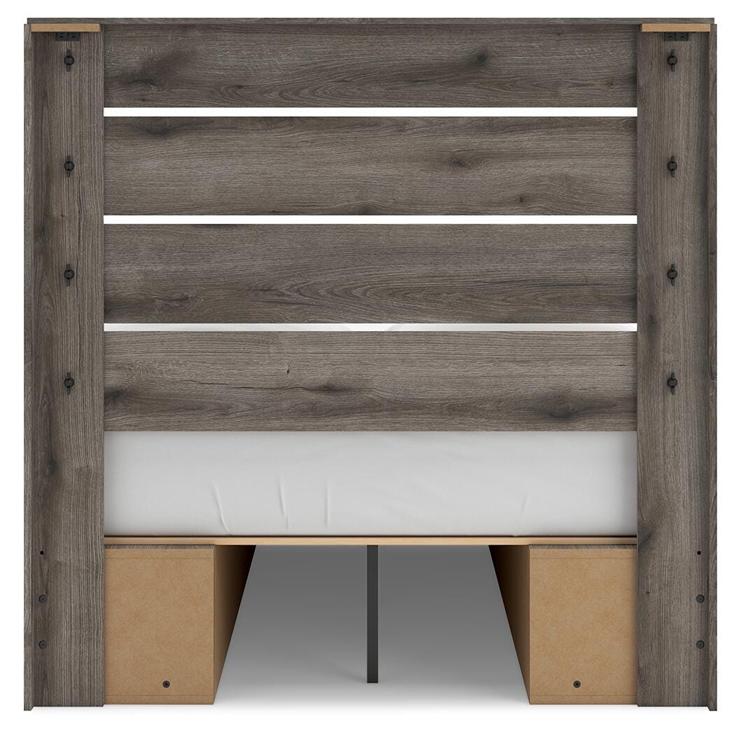 Graystorm Bed with Storage - Jack’s Furniture and More (Laredo, TX)