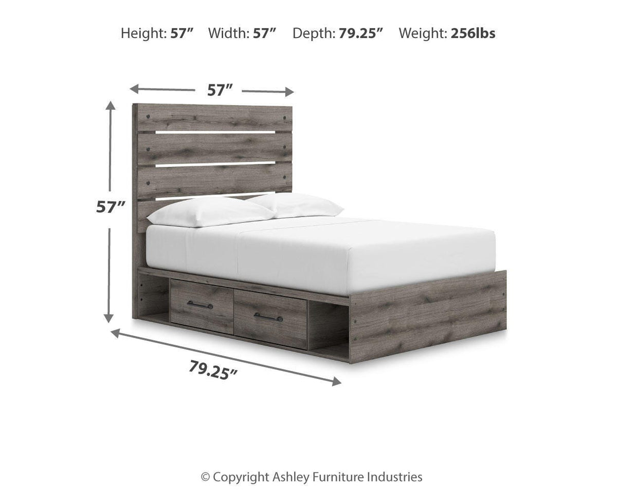 Graystorm Bed with Storage - Jack’s Furniture and More (Laredo, TX)