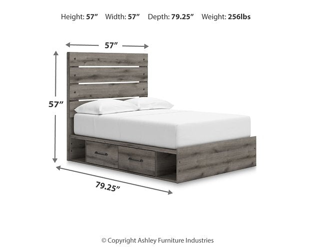 Graystorm Bed with Storage - Jack’s Furniture and More (Laredo, TX)