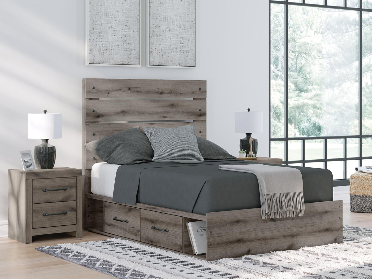 Graystorm Bed with Storage - Jack’s Furniture and More (Laredo, TX)