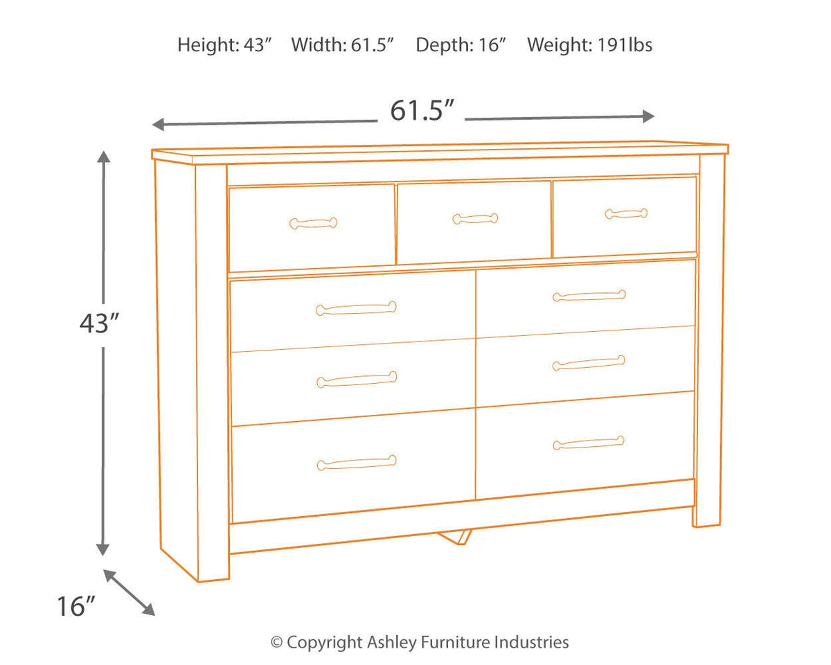 Bellaby Dresser - Jack’s Furniture and More (Laredo, TX)