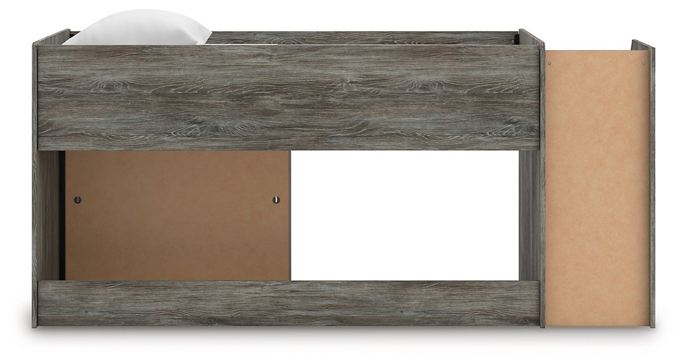 Frandern Loft Bed with Bookcase Storage - Jack’s Furniture and More (Laredo, TX)