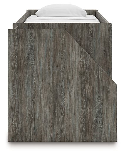 Frandern Loft Bed with Bookcase Storage - Jack’s Furniture and More (Laredo, TX)