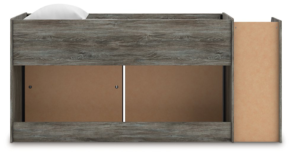 Frandern Loft Bed with Bookcase and Drawer Storage - Jack’s Furniture and More (Laredo, TX)