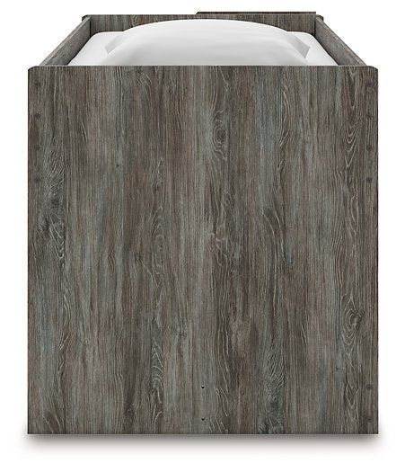 Frandern Loft Bed with Bookcase and Drawer Storage - Jack’s Furniture and More (Laredo, TX)