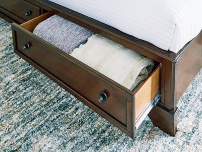 Trellington Sleigh Storage Bed - Jack’s Furniture and More (Laredo, TX)