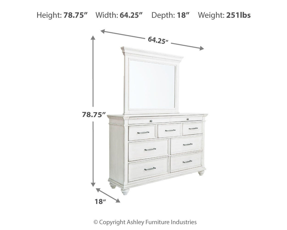 Kanwyn Dresser and Mirror - Jack’s Furniture and More (Laredo, TX)