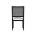 Bahama Breeze Dining Chair with White Fabric in Black (2 Per Carton) - Jack’s Furniture and More (Laredo, TX)