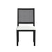 Bahama Breeze Dining Chair with White Fabric in Black (2 Per Carton) - Jack’s Furniture and More (Laredo, TX)