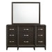 Beaumont Dresser & Mirror in Merlot - Jack’s Furniture and More (Laredo, TX)