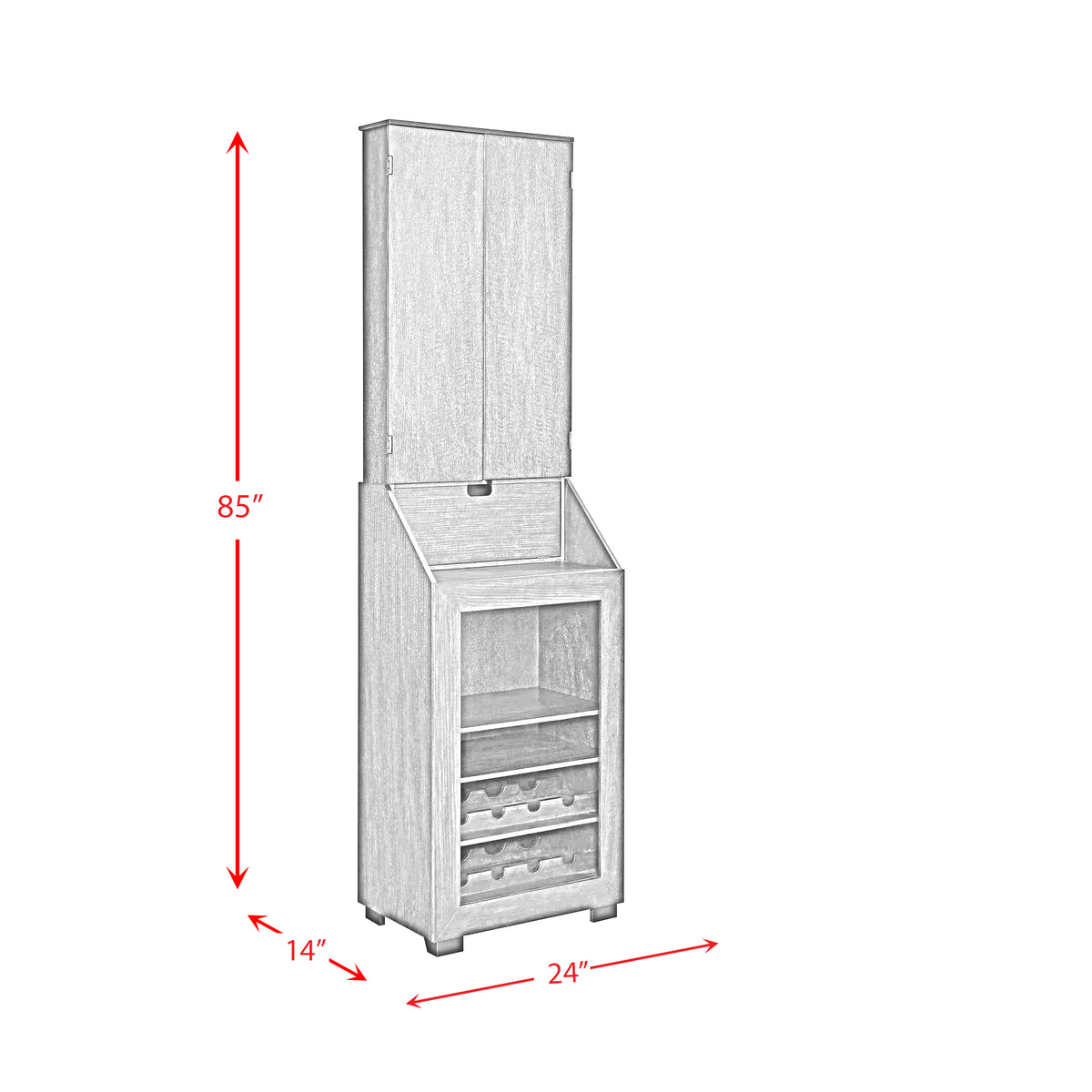 Bones Dartboard Cabinet SSG-120405 Cabinet with Dartboard - Jack’s Furniture and More (Laredo, TX)