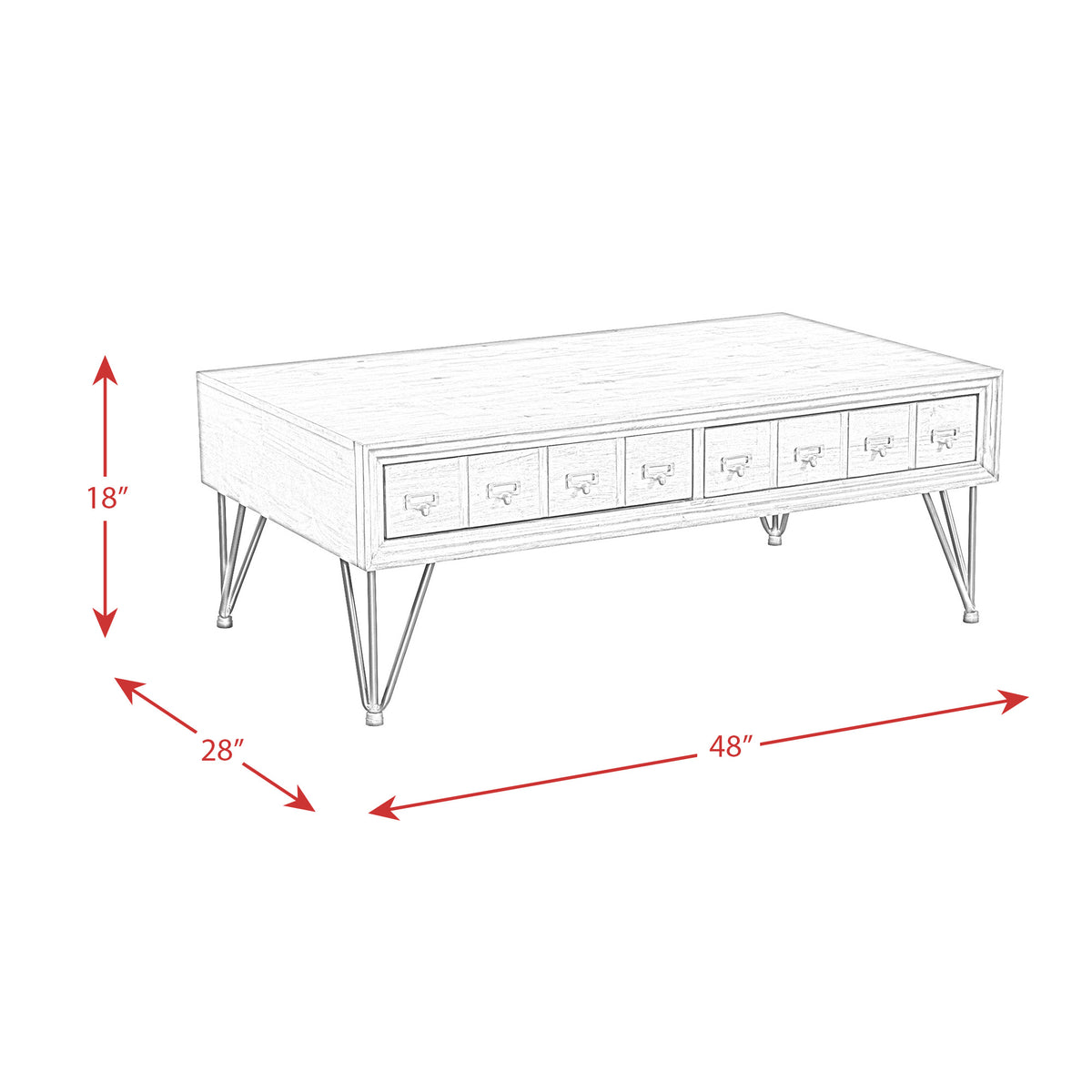 Boone 3PC Occasional Table Set-Coffee Table, End Table & Sofa Table
