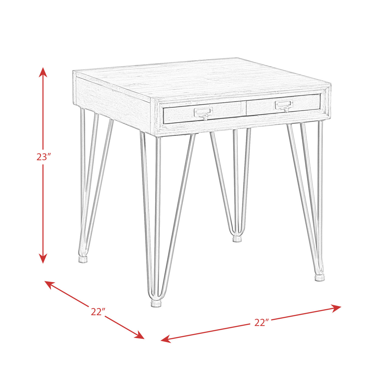 Boone 3PC Occasional Table Set-Coffee Table, End Table & Sofa Table