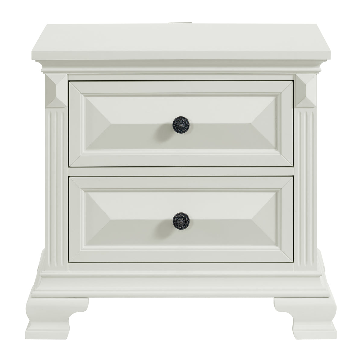Bridgestone 2-Drawer Nightstand with USB