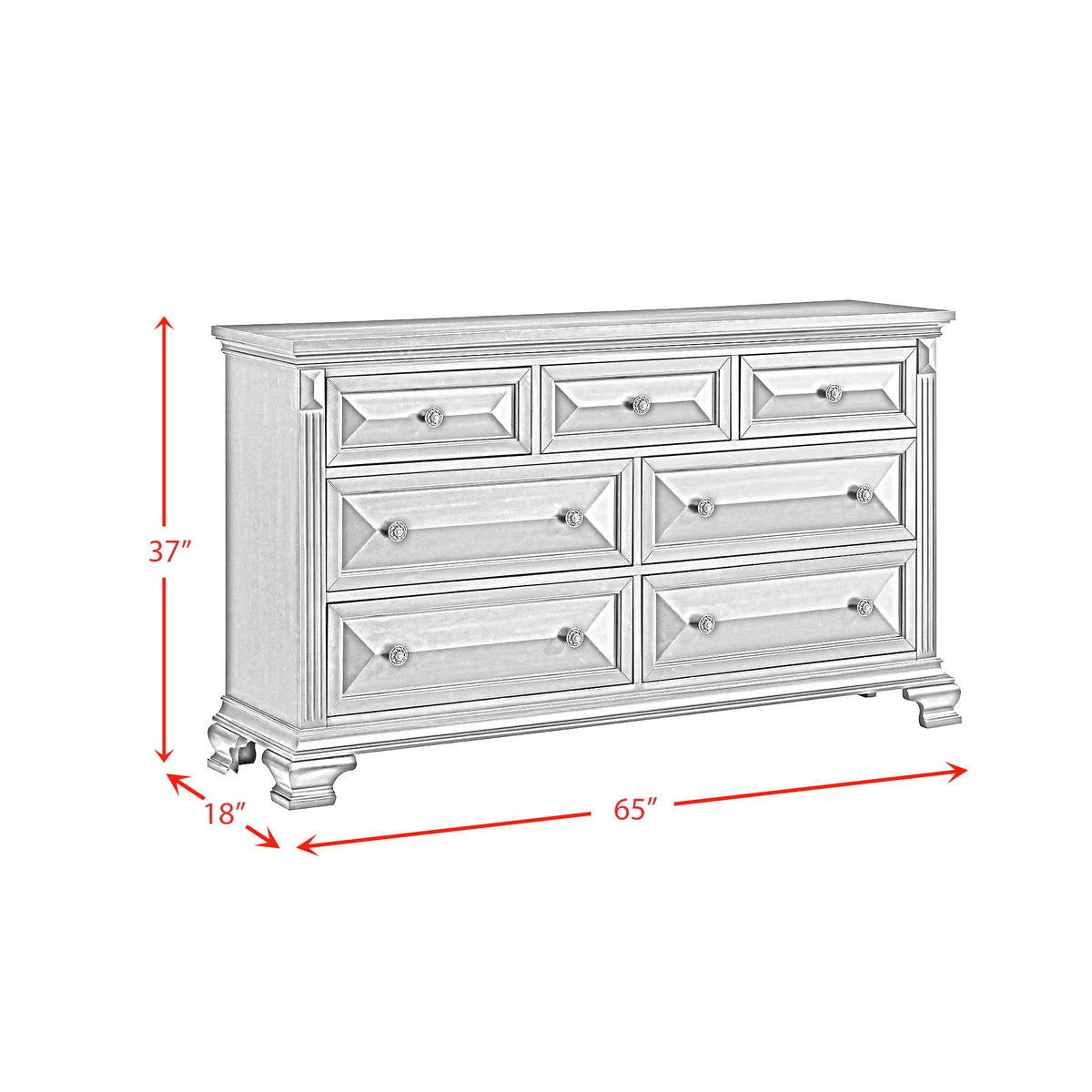 Bridgestone 7-Drawer Dresser - Jack’s Furniture and More (Laredo, TX)