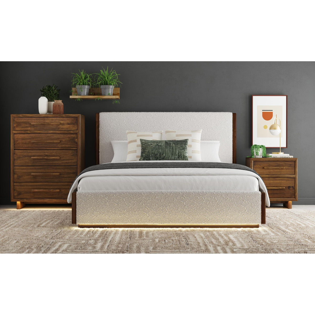 Brisbane Chest with LED in Brown - Jack’s Furniture and More (Laredo, TX)