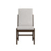 Brisbane Dining Side Chair with Boucle Beige Fabric in Brown (2 Per Carton) - Jack’s Furniture and More (Laredo, TX)