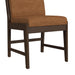 Brisbane Dining Side Chair with Bozeman Brown PU in Brown (2 Per Carton) - Jack’s Furniture and More (Laredo, TX)