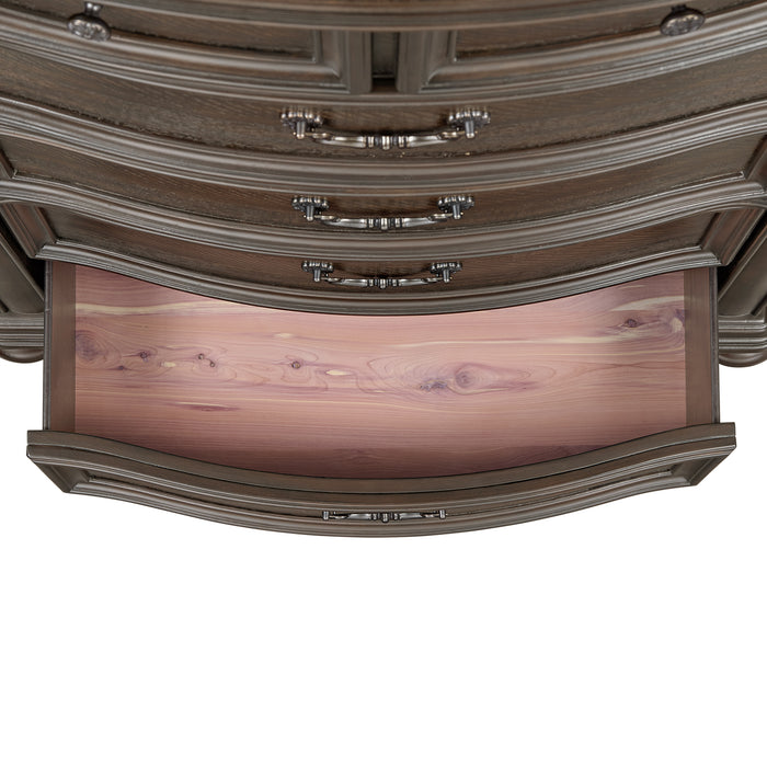 Brunswick 5-Drawer Chest in Mahogany - Jack’s Furniture and More (Laredo, TX)