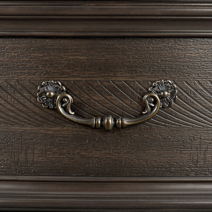 Brunswick 5-Drawer Chest in Mahogany - Jack’s Furniture and More (Laredo, TX)