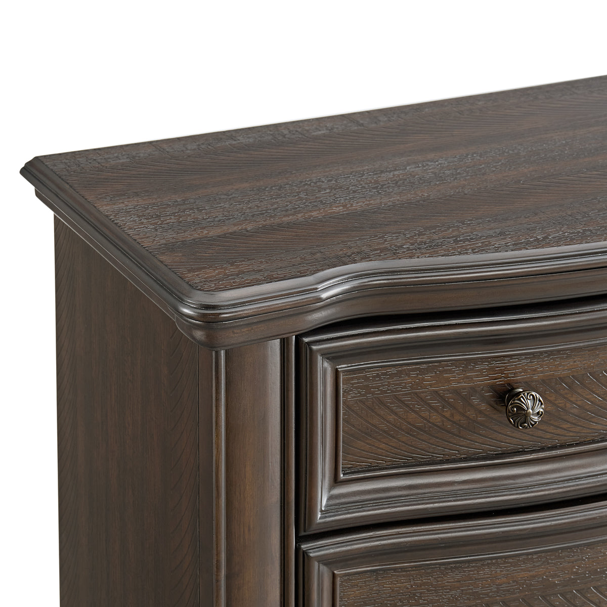 Brunswick 5-Drawer Chest in Mahogany - Jack’s Furniture and More (Laredo, TX)