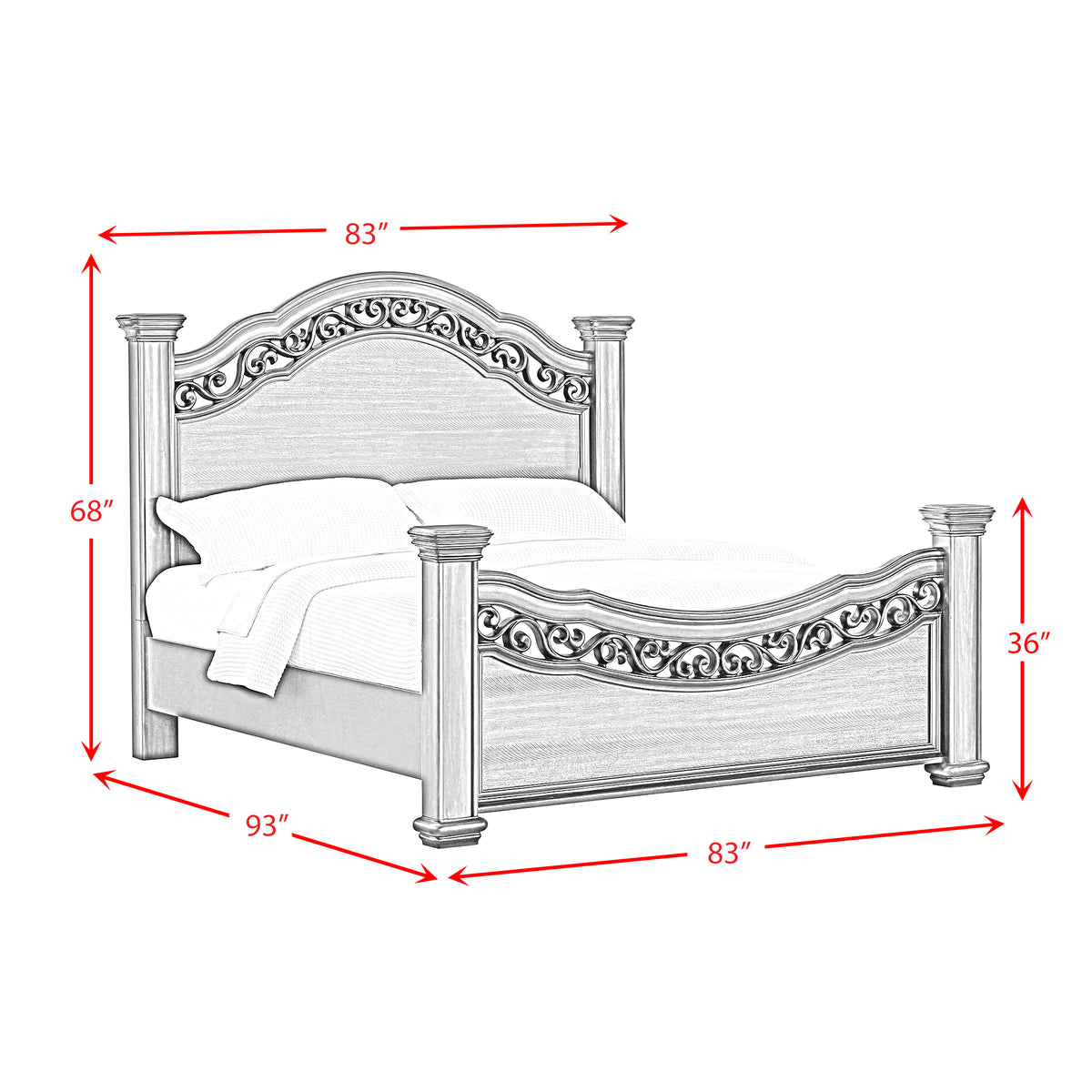 Brunswick Panel Bed - Jack’s Furniture and More (Laredo, TX)