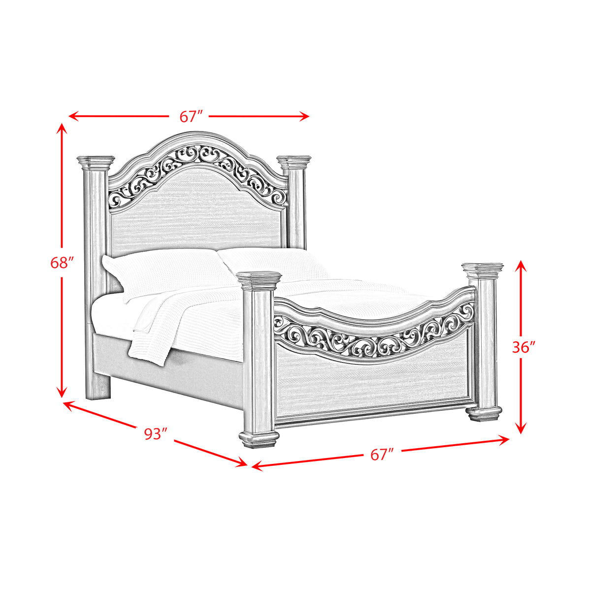 Brunswick Panel Bed - Jack’s Furniture and More (Laredo, TX)