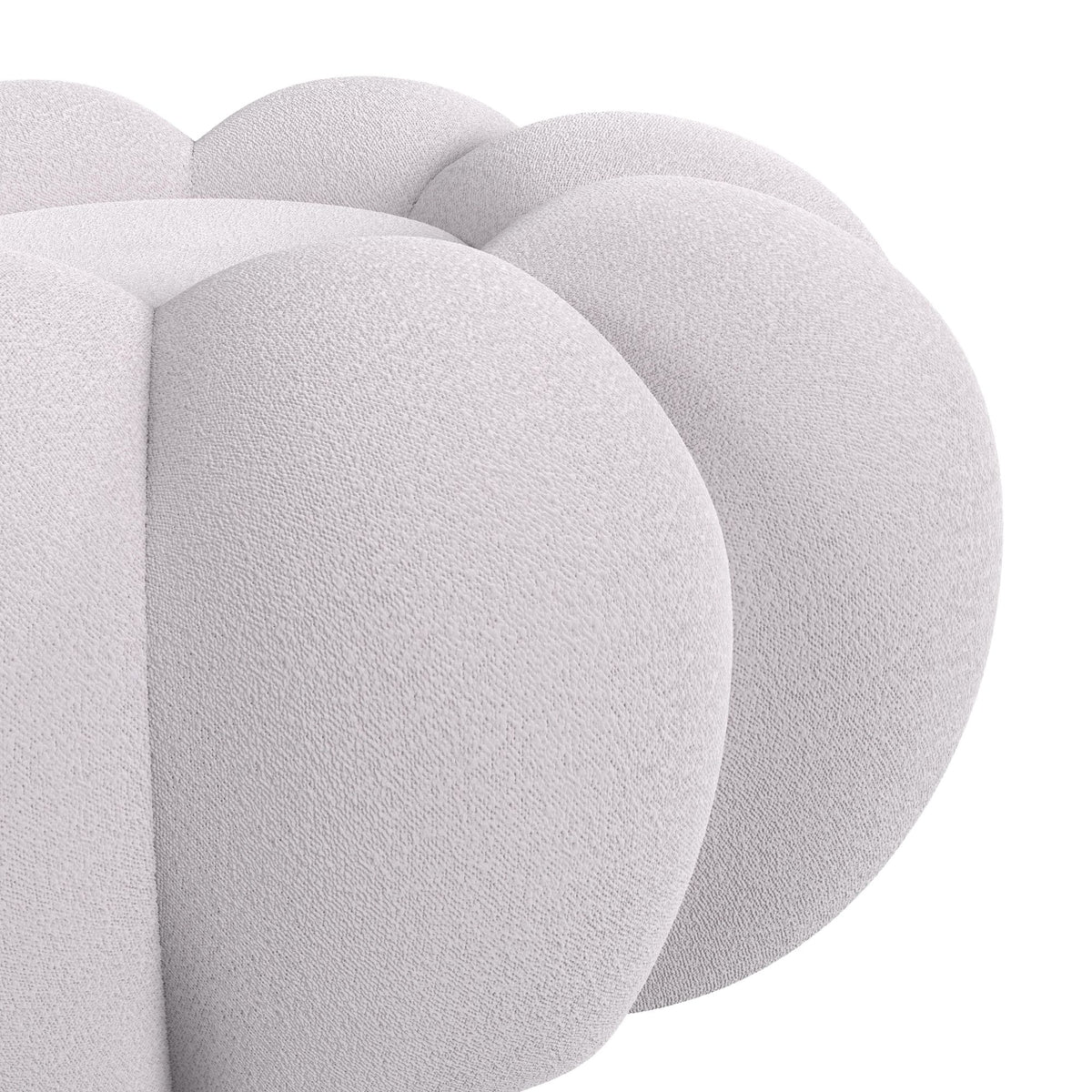 Bubble Swivel Chair and Ottoman in Grey - Jack’s Furniture and More (Laredo, TX)