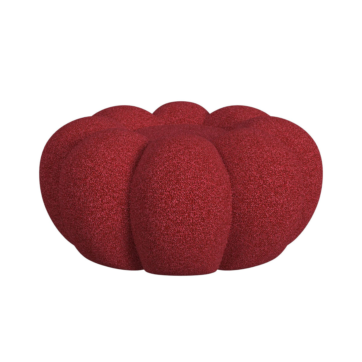 Bubble Swivel Chair and Ottoman in Red - Jack’s Furniture and More (Laredo, TX)