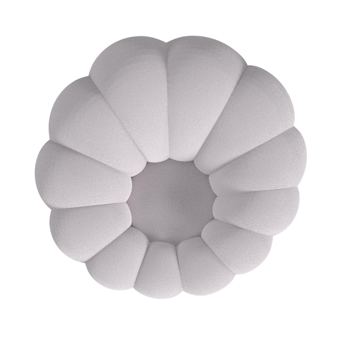 Bubble Swivel Chair and Ottoman in Grey - Jack’s Furniture and More (Laredo, TX)