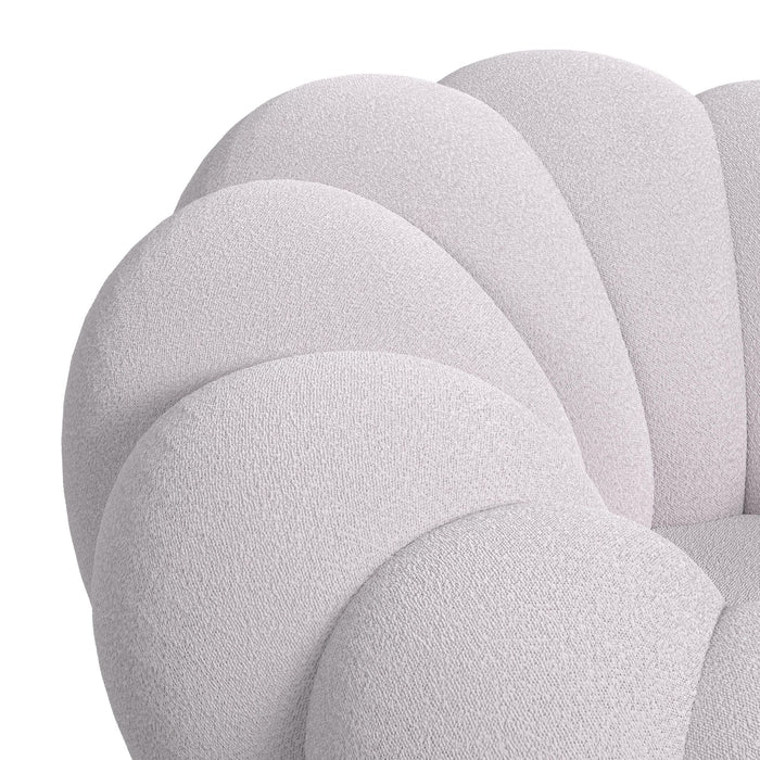 Bubble Swivel Chair and Ottoman in Grey - Jack’s Furniture and More (Laredo, TX)