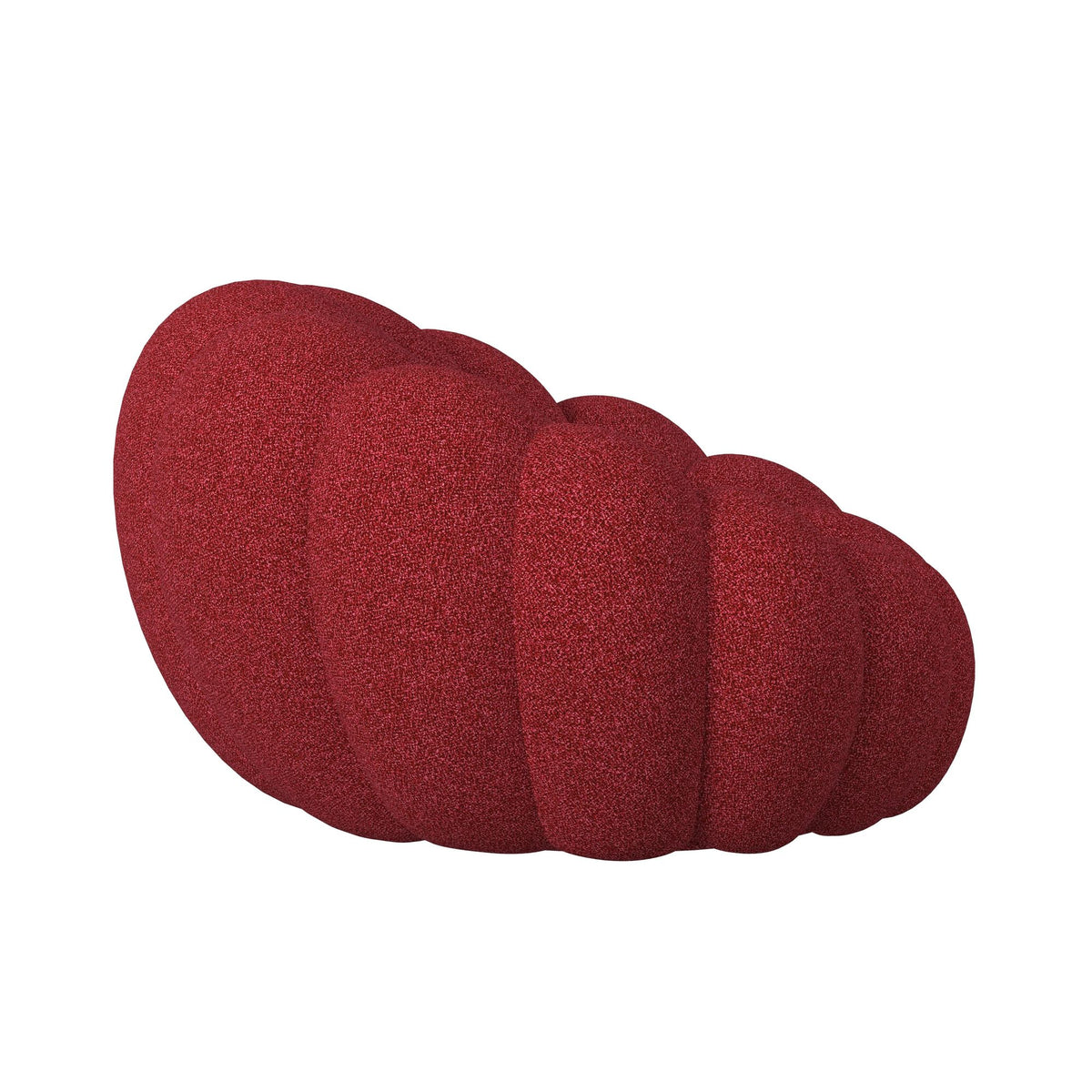 Bubble Swivel Chair and Ottoman in Red - Jack’s Furniture and More (Laredo, TX)