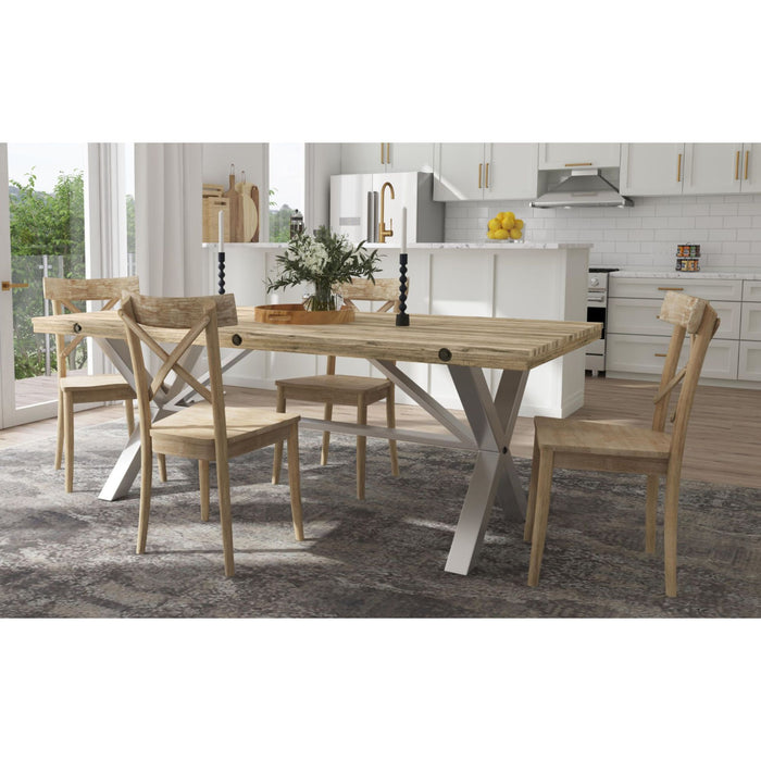 Callista Rectangle 5PC Dining Set-Table and Four Chairs - Jack’s Furniture and More (Laredo, TX)