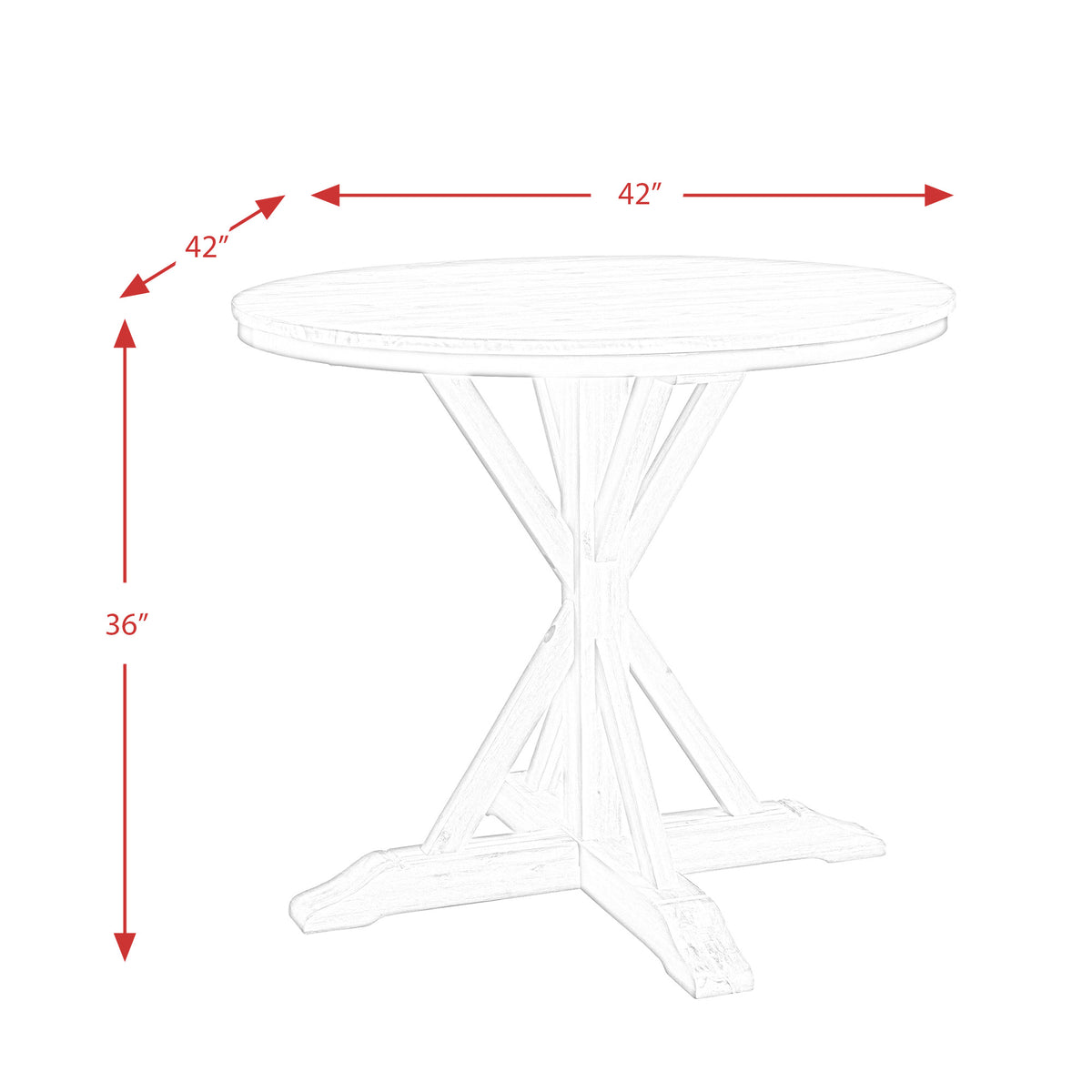 (D680-36) Callista- Counter Height Table- Beach/Natural