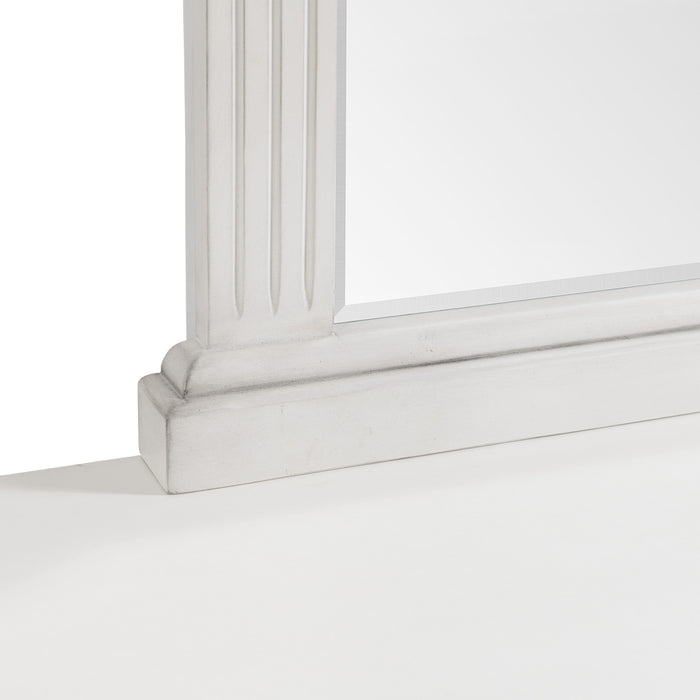 Calloway 7-Drawer Dresser w/ Mirror Set in Antique White - Jack’s Furniture and More (Laredo, TX)