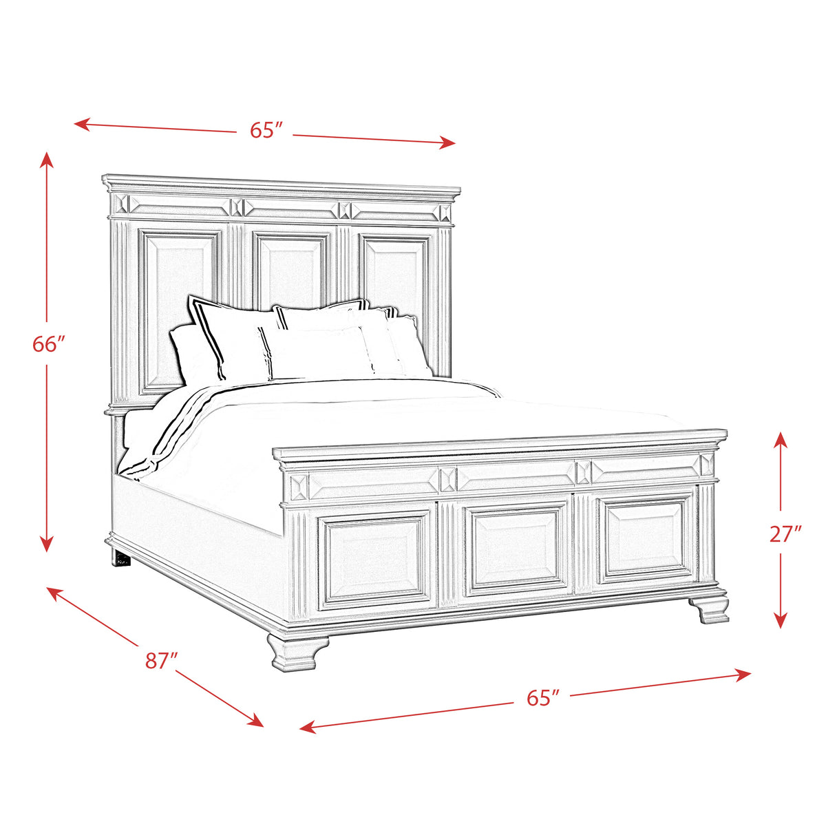 Calloway Panel Bed - Jack’s Furniture and More (Laredo, TX)
