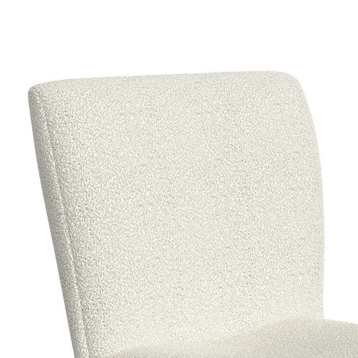 Cambrie UPH Swivel Bar Stool with Beige Boucle in Natural (2 Per Carton) - Jack’s Furniture and More (Laredo, TX)