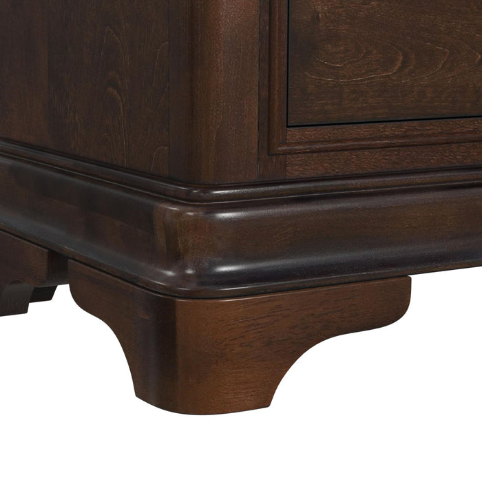 Cameron Cherry Sleigh Bedroom Set - Jack’s Furniture and More (Laredo, TX)