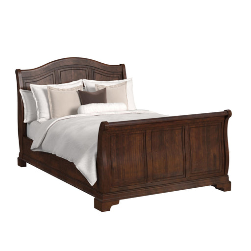 Cameron Cherry Sleigh Bed - Jack’s Furniture and More (Laredo, TX)