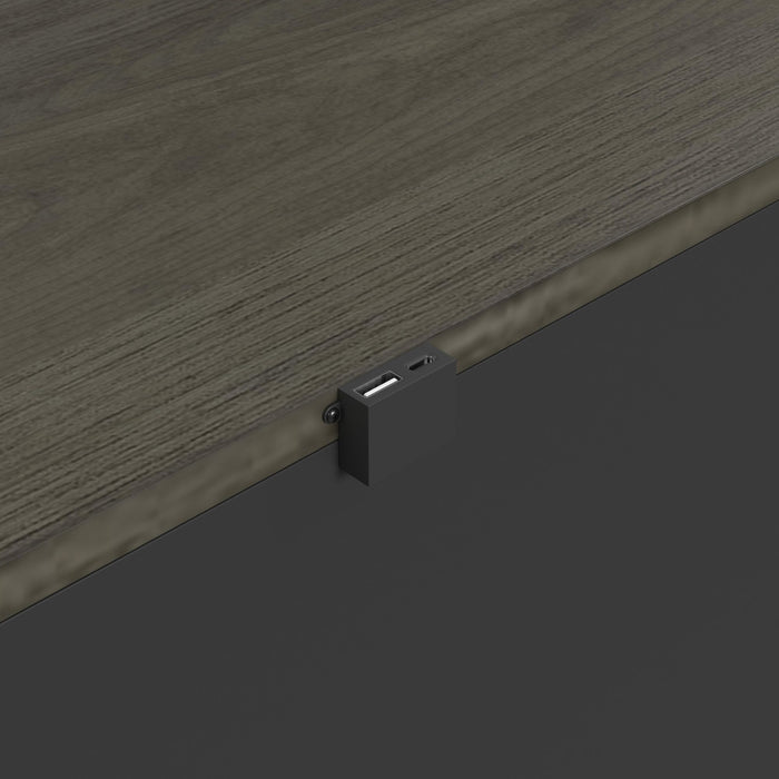 Canterbury 2-Drawer Nightstand with USB - Jack’s Furniture and More (Laredo, TX)