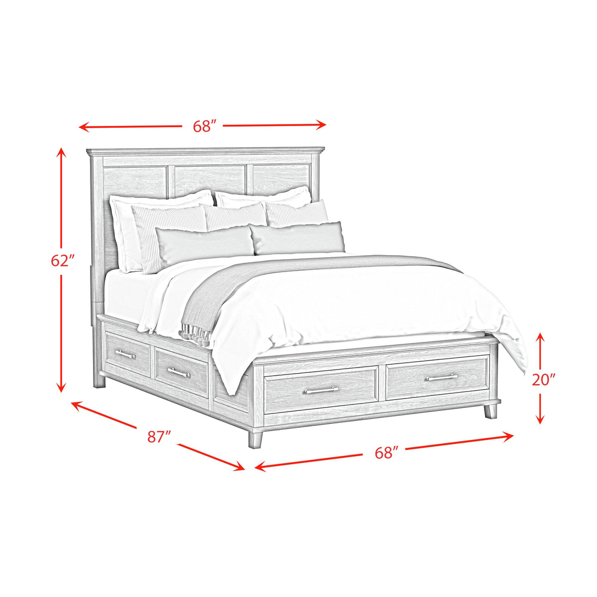 Canterbury Storage Bedroom Set