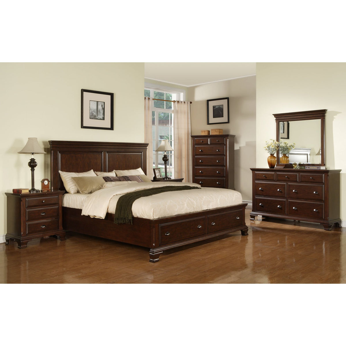 Canton Nightstand Cherry - Jack’s Furniture and More (Laredo, TX)