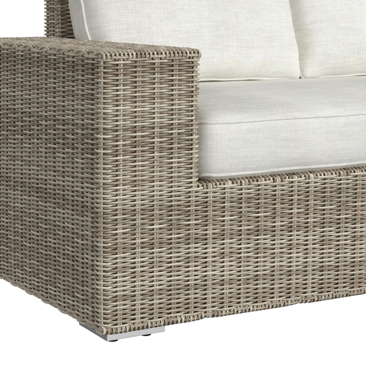 Carmona 6PC Conversion Set in Natural and Olefin Beige with Ottoman