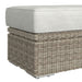 Carmona Ottoman - Natural and Olefin Beige - Jack’s Furniture and More (Laredo, TX)