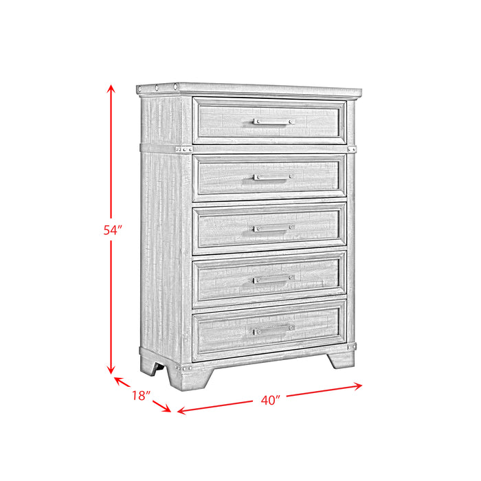 Colorado City 5-Drawer Chest in Charcoal - Jack’s Furniture and More (Laredo, TX)