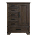 Colorado City 6-Drawer Door Chest in Charcoal - Jack’s Furniture and More (Laredo, TX)