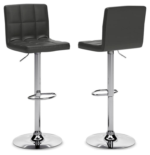 Bellatier Adjustable Height Bar Stool - Jack’s Furniture and More (Laredo, TX)