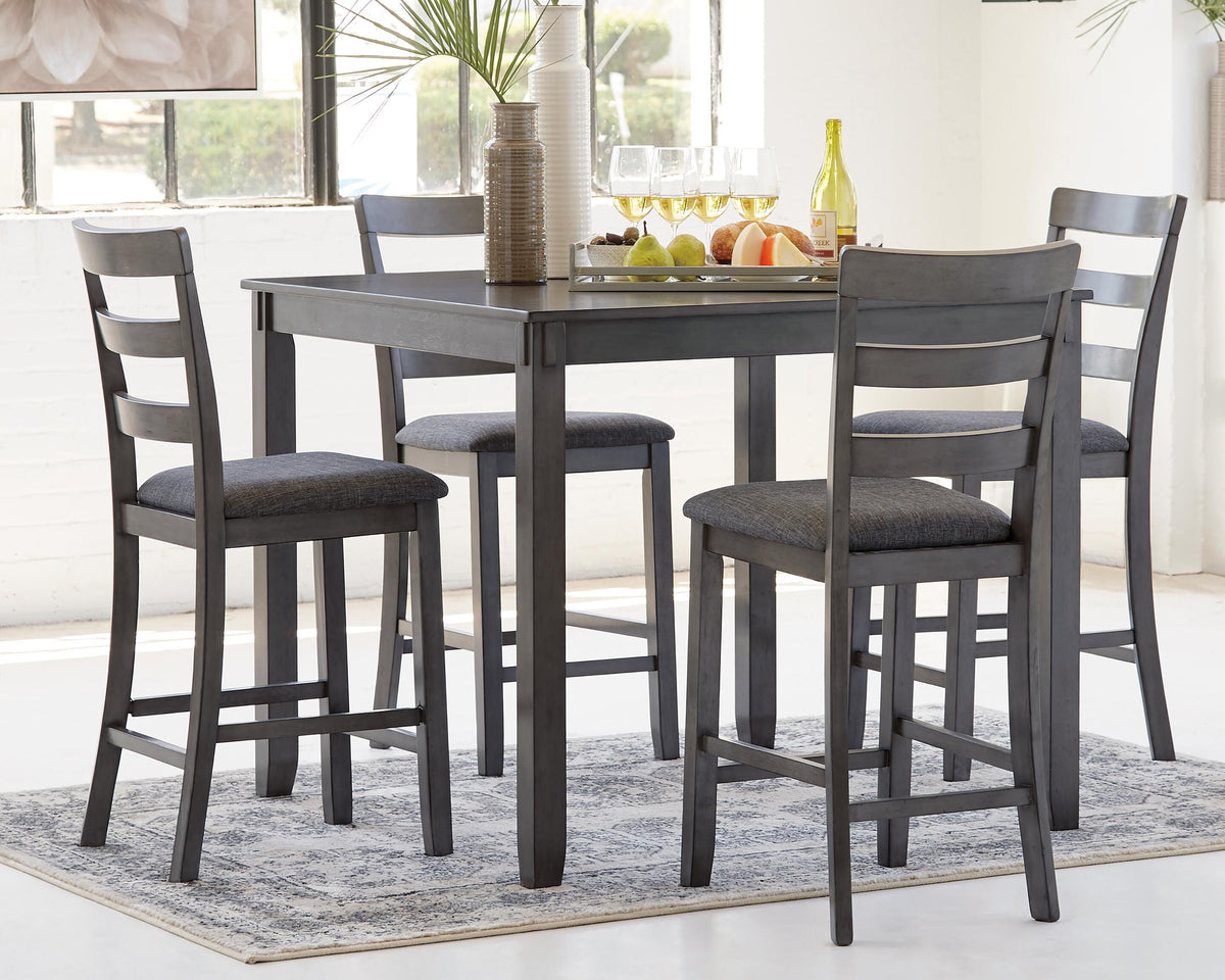 Bridson Counter Height Dining Table and Bar Stools (Set of 5) - Jack’s Furniture and More (Laredo, TX)