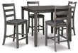 Bridson Counter Height Dining Table and Bar Stools (Set of 5) - Jack’s Furniture and More (Laredo, TX)